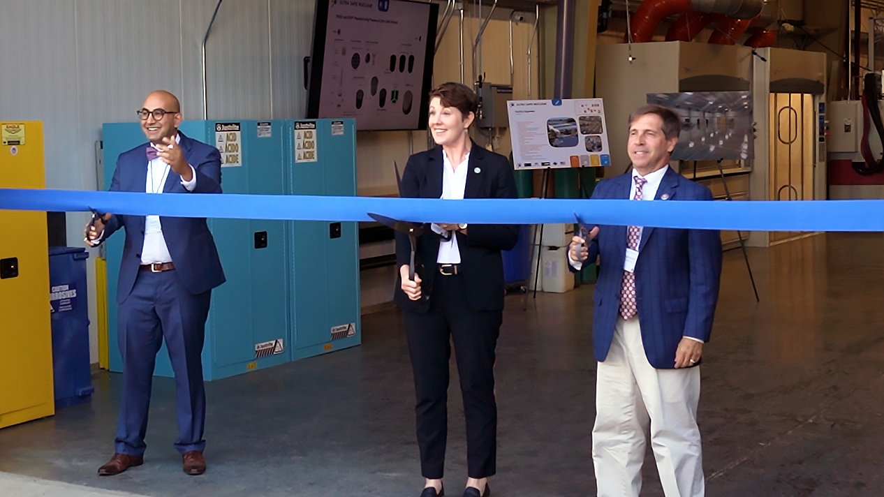 Ultra Safe Nuclear Corporation Announces the Opening of
Pilot Fuel Manufacturing Facility in Oak Ridge, Tenn.